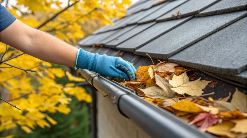 Autumn Gutter Cleaning
